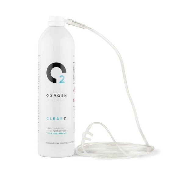 ClearO2 bouteille d'oxygène - avec canule nasale