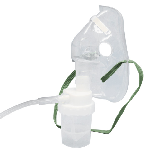 Masque à oxygène pour adultes avec chambre de nébulisation
